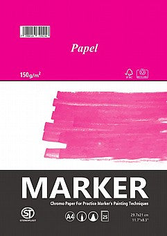 בלוק מרקרים 25 דף 3A