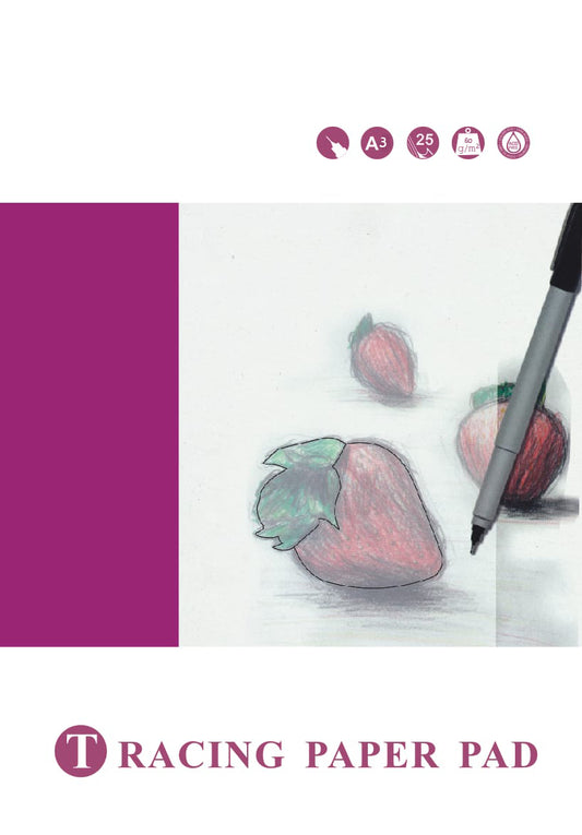 בלוק סקיצה 60 גר לינרו a3 tracing paper 60 gr