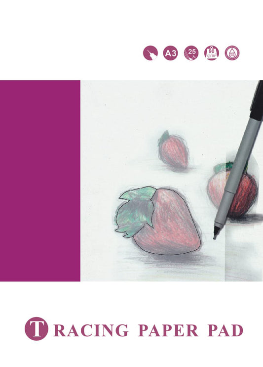 בלוק סקיצה 90 גר לינרו a3 tracing paper 90 gr