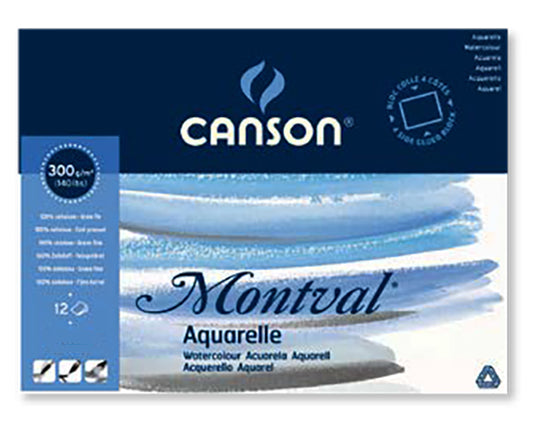 Montval®A5 בלוק 300 גרם 18*25 12 דפים