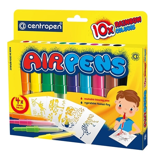 טושי נשיפה סט 10 גוונים גוניס airpens 10