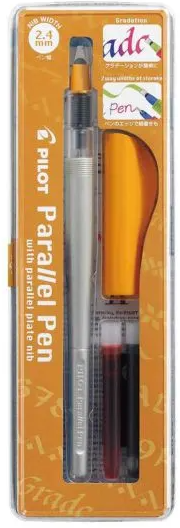 עט נובע קליגרפי פארלל 2.4 ממ פיילוט pilot parallel pen 2.4