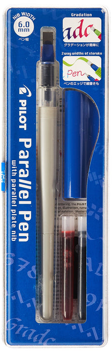 עט נובע קליגרפי פארלל 6.0 ממ פיילוט pilot parallel pen 6.0