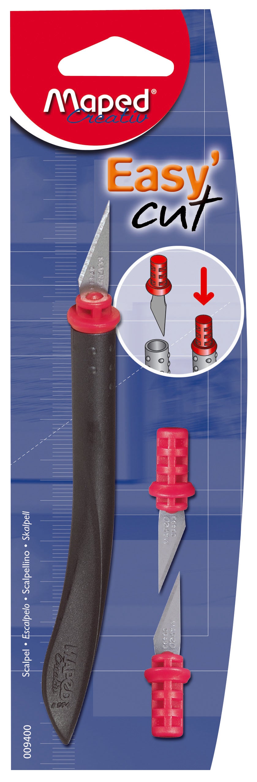 סכין איזמל מאפד maped knife 9400