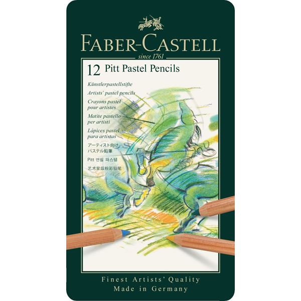 Faber Castell סט עפרונות פסטל 12 יחידות Pitt
