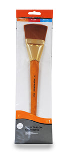 מברשת "2 שיער גולד טקלון לשמן אקריל ומים daler rowney 2" brush 216920100