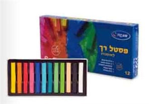 סט פסטל רך צבעוני 12 יח אומגה