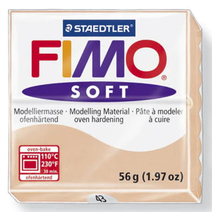 פימו סופט 56 גר חימר פולימרי fimo soft staedtler modelling material oven hardening