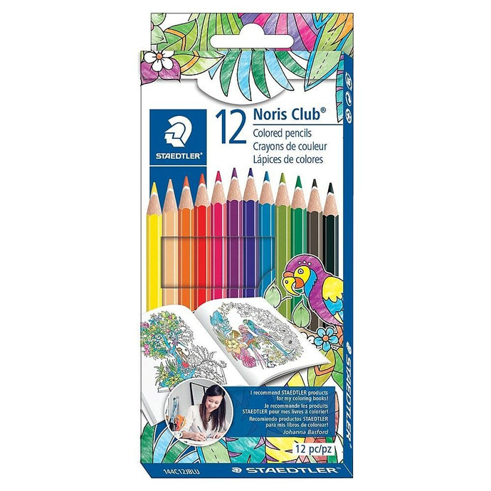 סט 12 עפרונות צבעוניים נוריס שטדלר staedtler noris 12 coloured pencils
