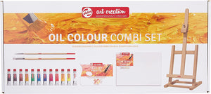 סט שמן משולב 12 צבעים 12 מ"ל talens combi set oil color