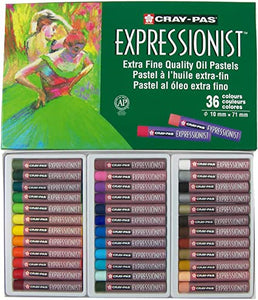 סט פסטל שמן 36 גוונים expressionist 36 colors sakura