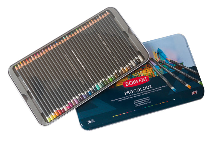 סט עפרונות ציור פרוקולור 36 יח דרוונט derwent 35 pencils set procolour 2302507
