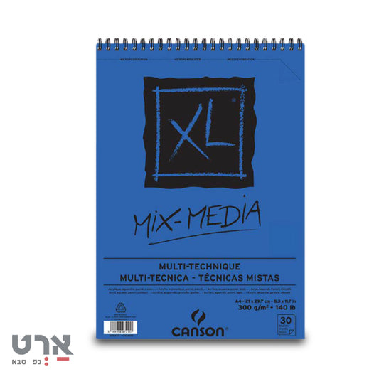 XL® MIX-MEDIA300 גרם  A3 בלוק רב תכליתי canson