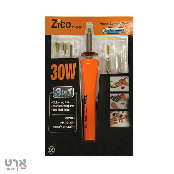 מלחם לצריבה בעץ ועבודות יצירה zico zi8065 30w חסר כרגע במלאי. יגיע לקראת סוף ינואר